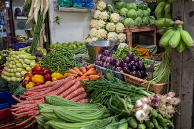 Gemüsemarkt im Crawford Market